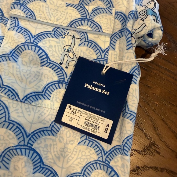 Roller Rabbit X Target Blue Pajama Set - Picture 3 of 3